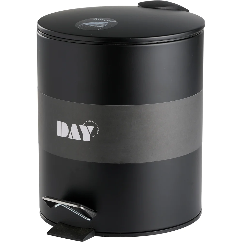 DAY PEDALBØTTE 5L RF.STÅL SORT v:9605913