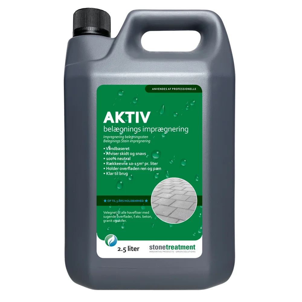 STONETREATMENT AKTIV BELEGNINGS IMPREGNERING 2,5 LITER v:4526415 STONETREATMENT AKTIV BELEGNINGS IMPREGNERING 2,5 LITER v:4526415