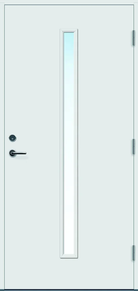 Ytterdør 110×210 Hovdeby med frostet glass hvit høyre v:9407426 Ytterdør 110×210 Hovdeby med frostet glass hvit høyre v:9407426