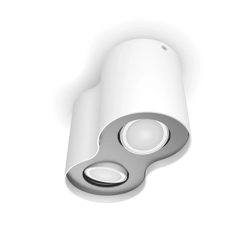 Philips Hue Spotlight Søyle HUE, inkludert Hue Dimmer-bryter, 2x4,2W, hvit v:4531032