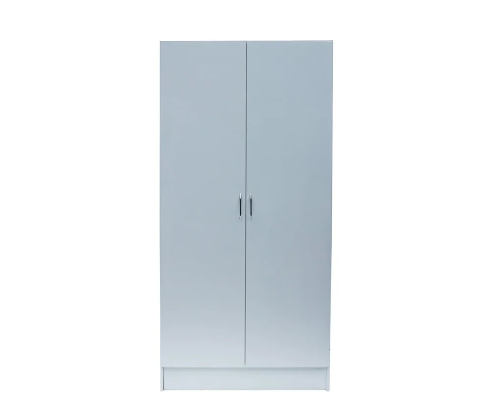 Garderobeskap hvit 100 cm (del 1 av 2) v:3772315