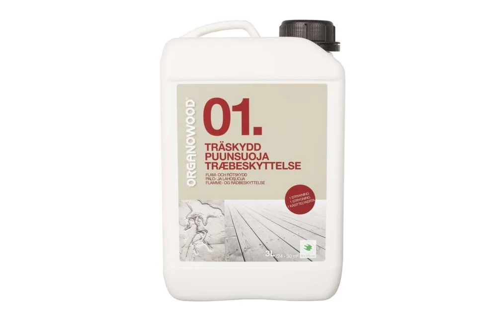 Organowood 01 flamme- og råtebeskyttelse v:7177731