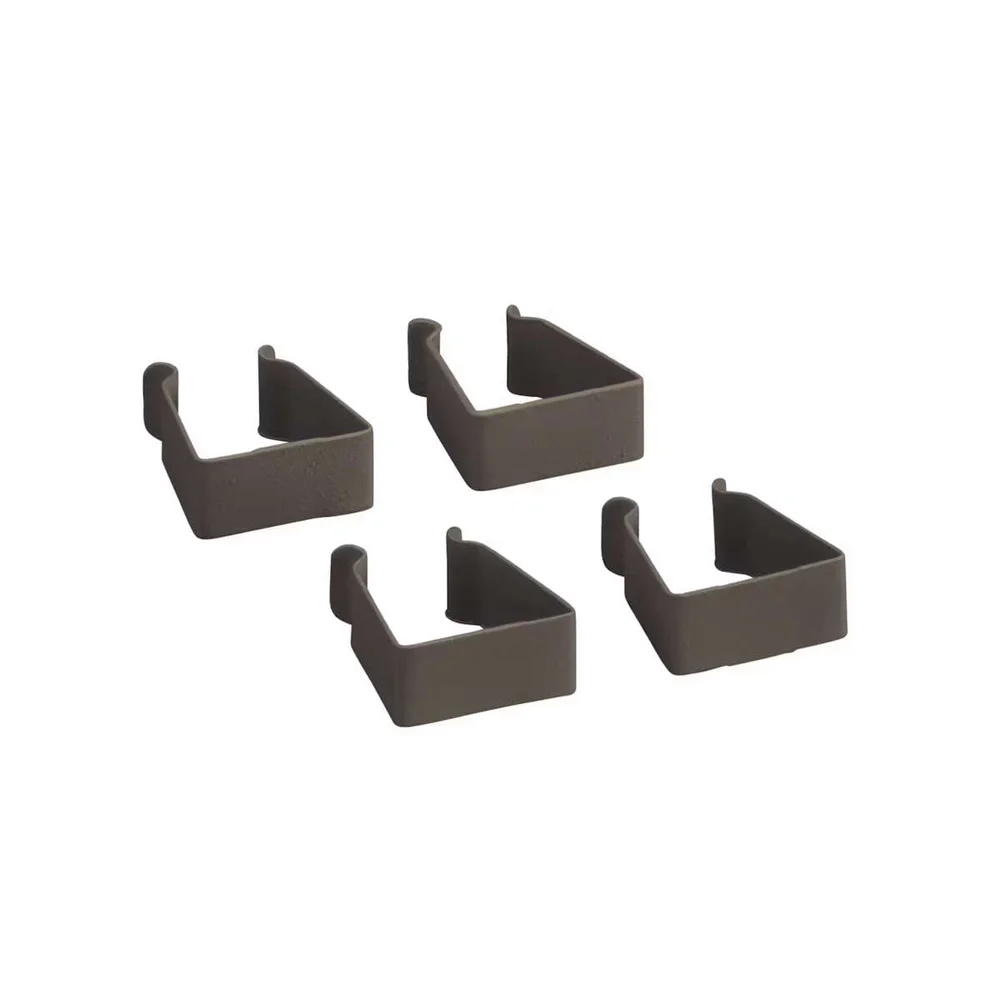 Elfa Klikk-inn graphite klips for kurvstativ 4-pk v:7648183 Elfa Klikk-inn graphite klips for kurvstativ 4-pk v:7648183