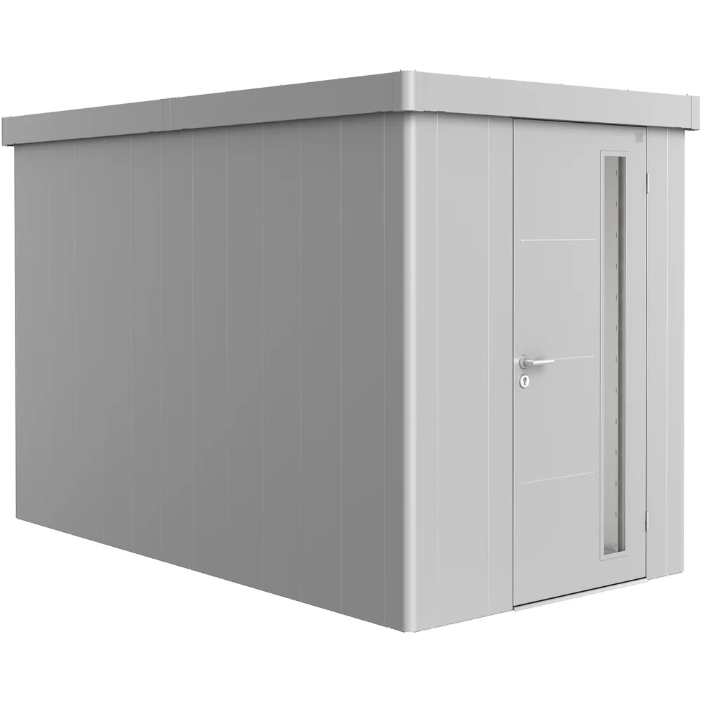 BIOHORT REDSKAPSBOD NEO 4A STD. DØR SØLV METALLIC v:2853397
