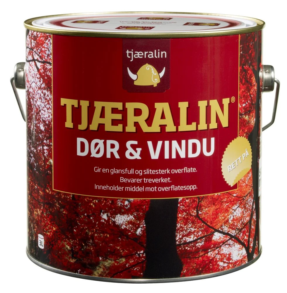 TJÆRALIN DØR/VINDU HVIT A-BASE 2,7L v:8900892 TJÆRALIN DØR/VINDU HVIT A-BASE 2,7L v:8900892
