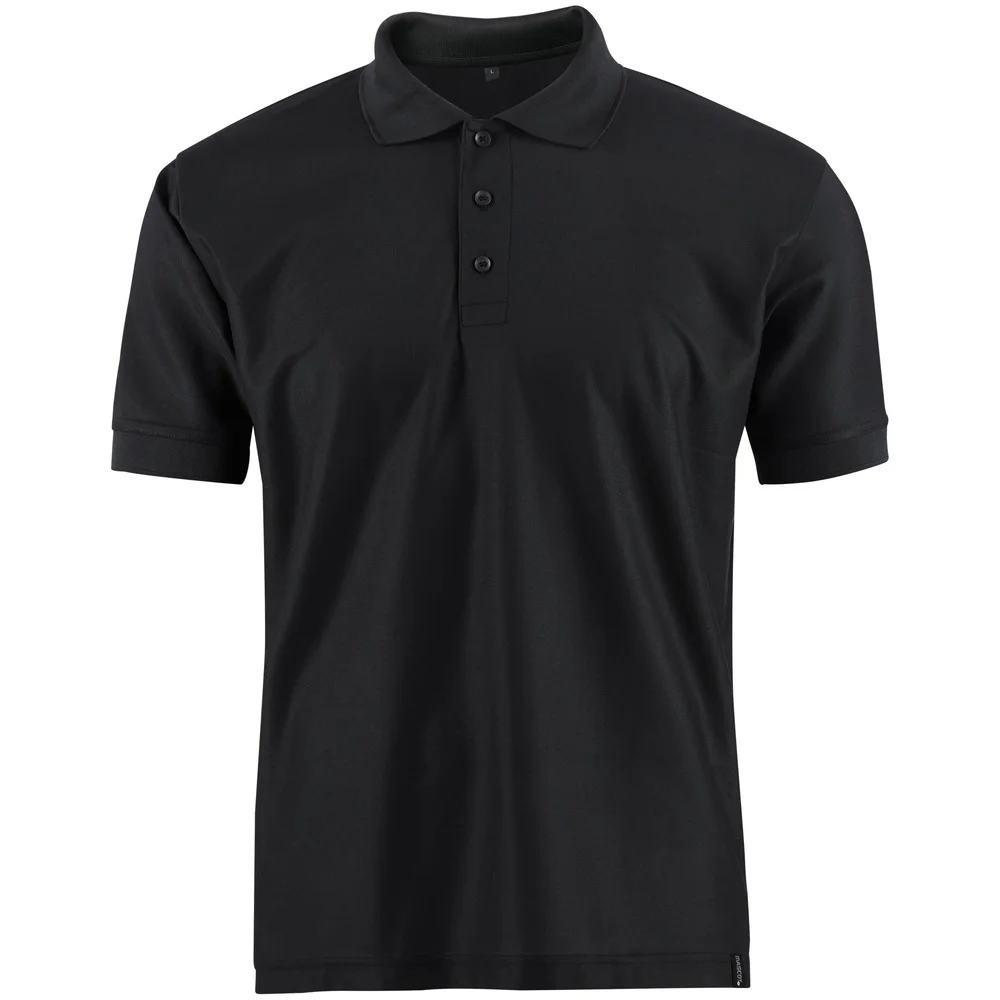 Pikeskjorte m cooldry l svart v:2247004 Pikeskjorte m cooldry l svart v:2247004