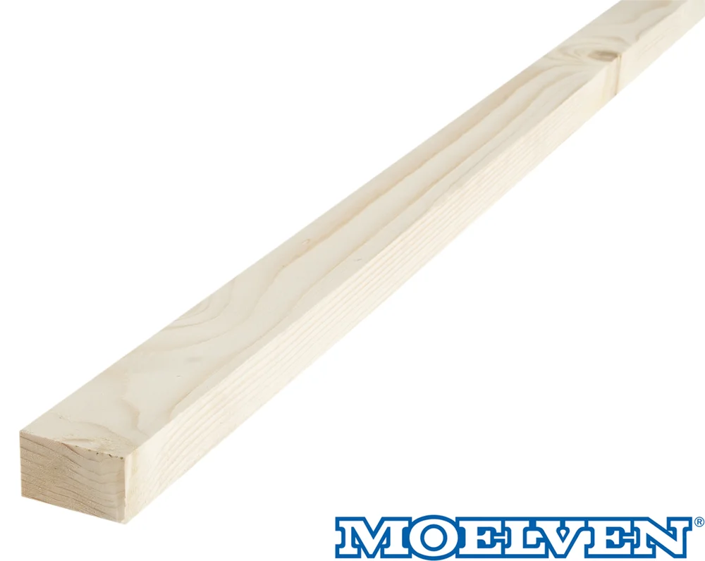 Lekt/rekke gran/furu ubehandlet 30x48 mm | høvlet kl1 til lekting og rammer v:5025959