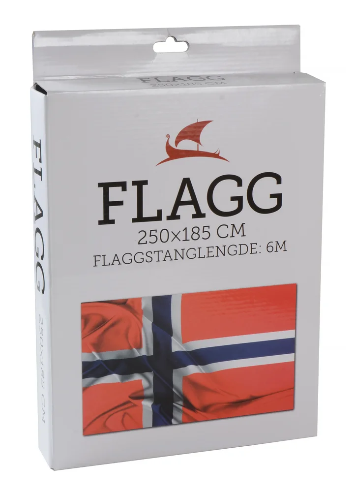 Norsk flagg 250x185cm v:7331187