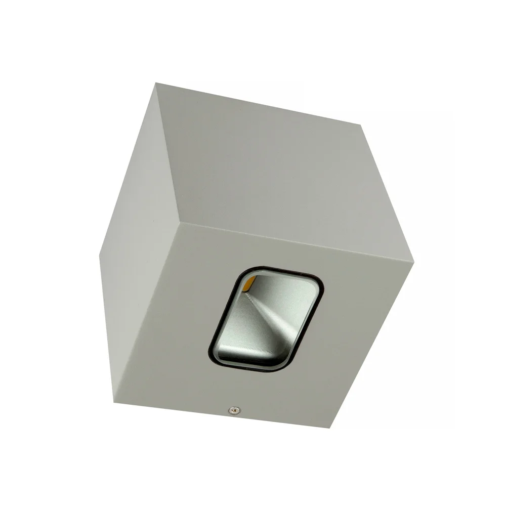 Hide a lite Vegglampe Cube I, grå, 4W v:9674717 Hide a lite Vegglampe Cube I, grå, 4W v:9674717