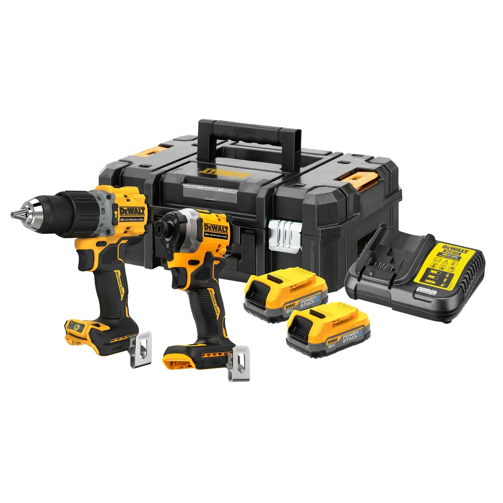 Dewalt Kombikit DCK2050E2T 18V XR med 2 stk Powerstack-batterier & TSTAK v:5267786 Dewalt Kombikit DCK2050E2T 18V XR med 2 stk Powerstack-batterier & TSTAK v:5267786