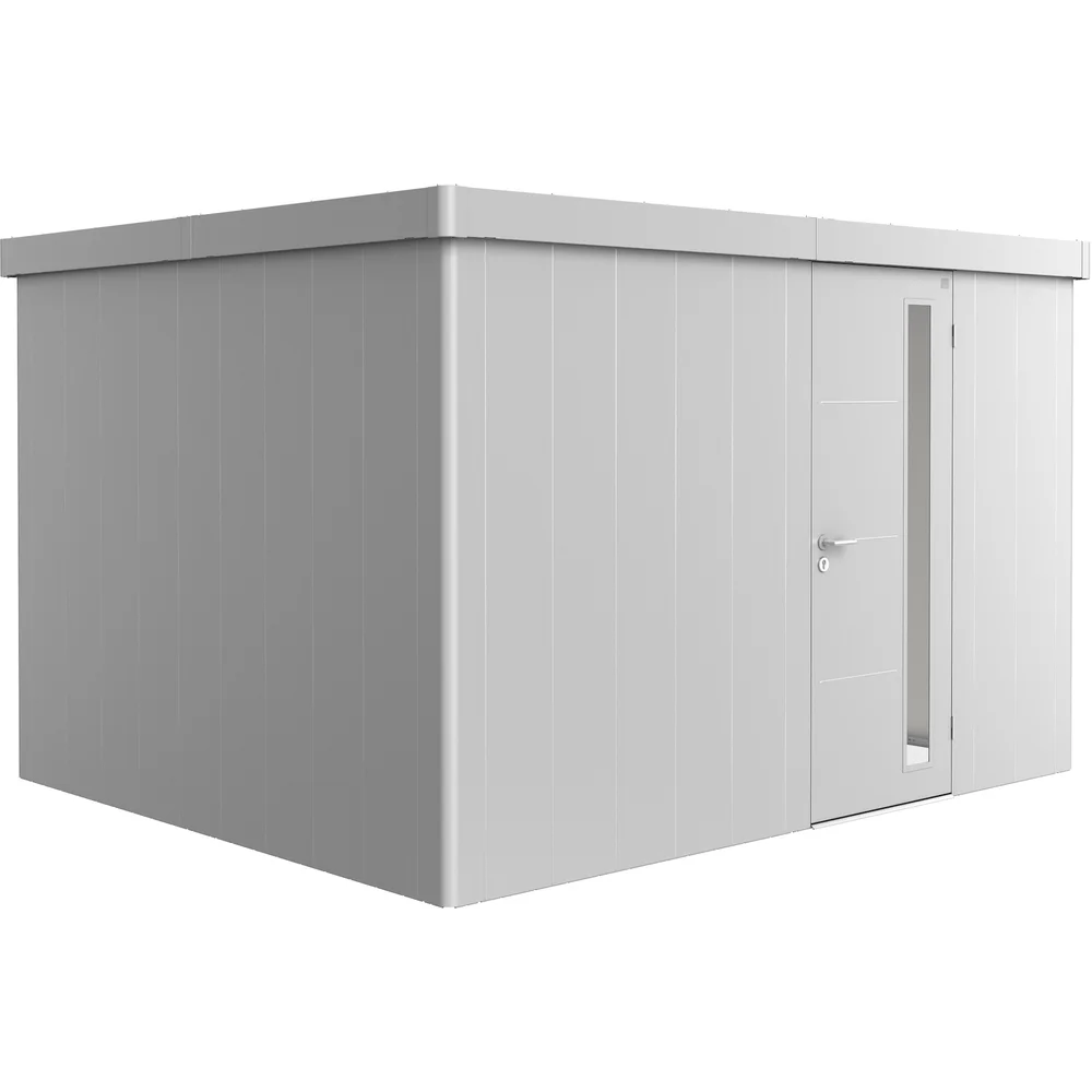 BIOHORT REDSKAPSBOD NEO 3D STD. DØR SØLV METALLIC v:2136423