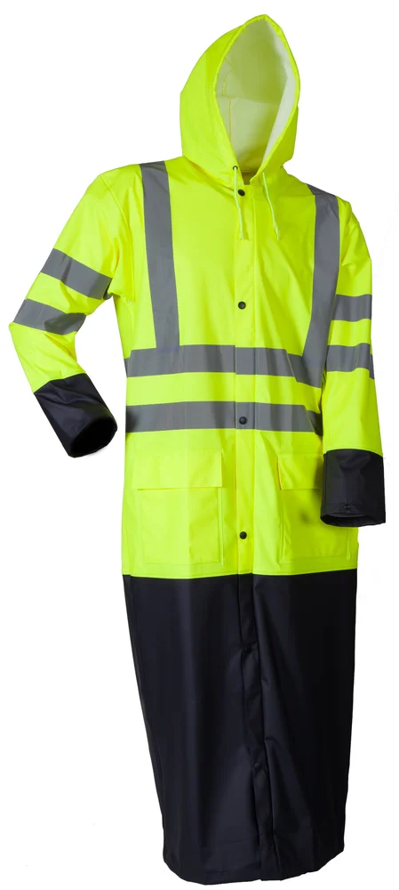 Regnfrakk LR8085 gul størrelse 3XL v:2297299