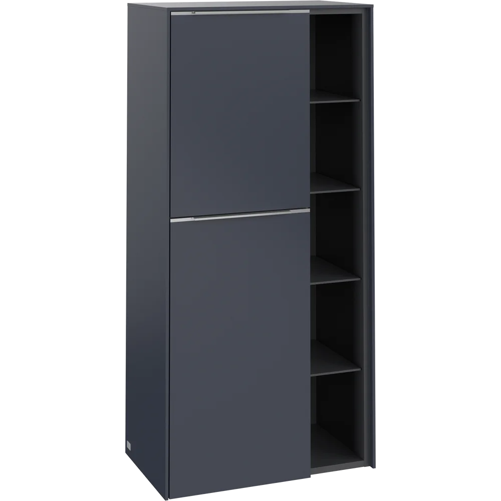 V&B SUBWAY 3.0 SIDESKAP 57X120 VENSTRE MARINE BLUE HÅNDTAK I KROM v:1400590
