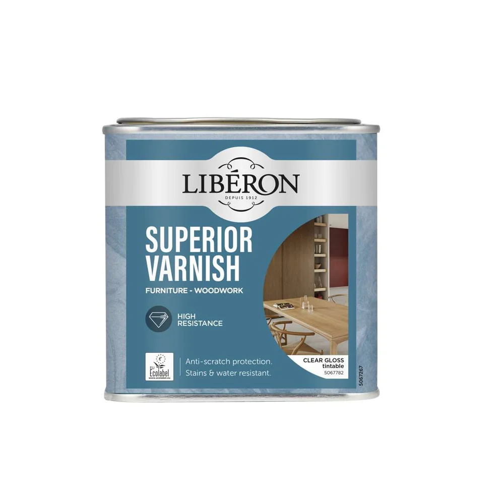 Liberon Superior Varnish møbellakk 0,5 liter v:5239011