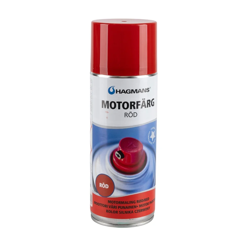 Hagmans Motorlakk rød, 400 ml v:8030138 Hagmans Motorlakk rød, 400 ml v:8030138