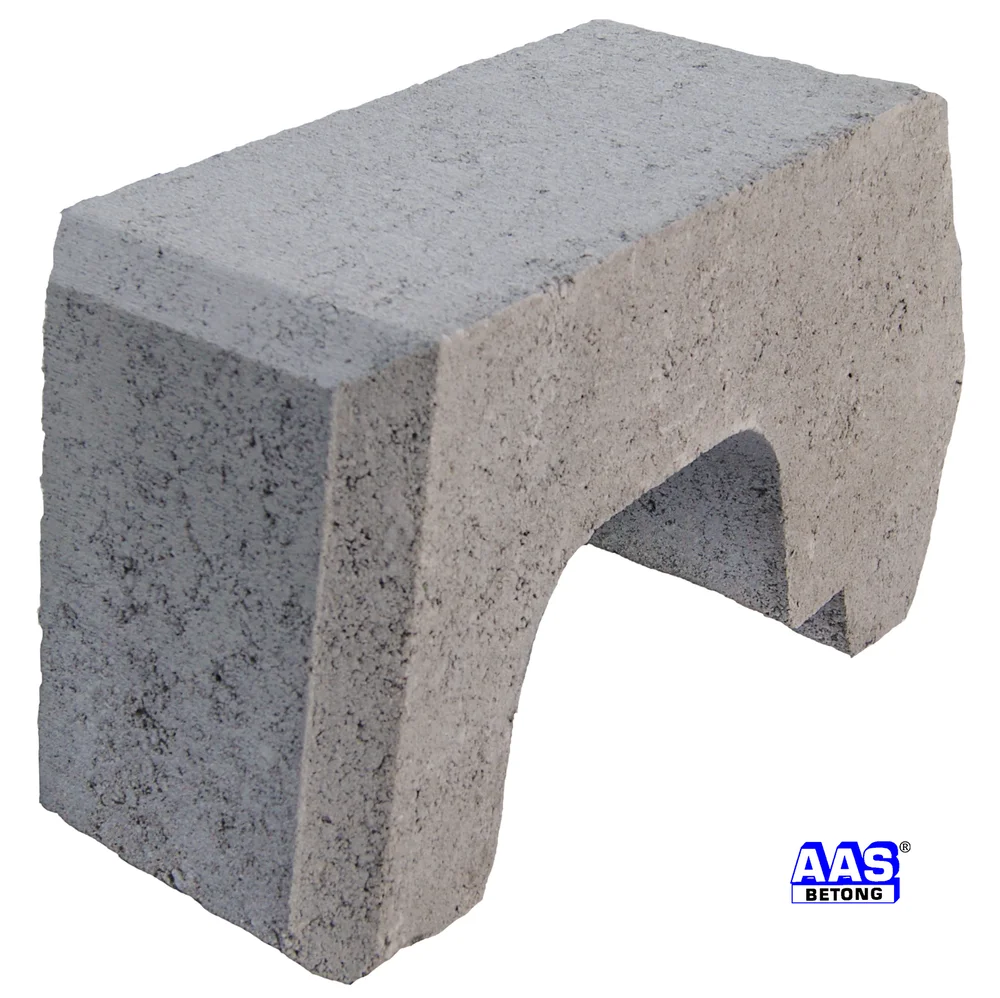Støttemurbl mini aas glatt halv 12,5x33x17 v:1522732