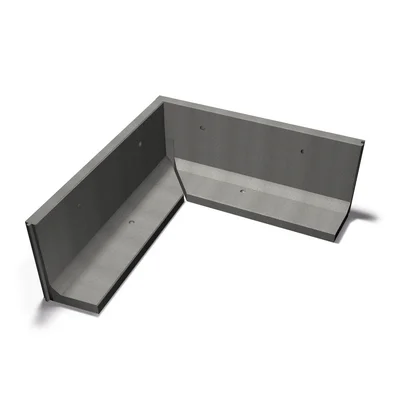 L-ELEMENT 4 KN HJØRNE 400 MM GRÅ v:7223237