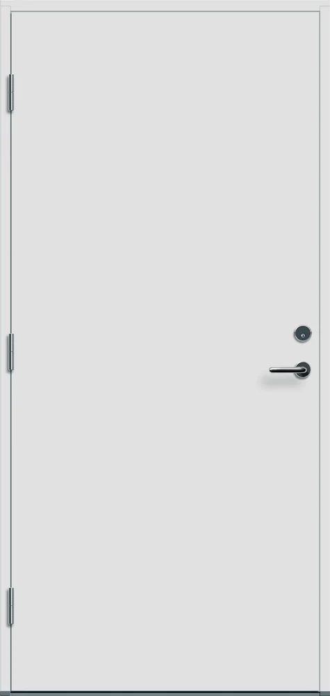Ytterdør 90x200 Moss hvit venstre v:8361568