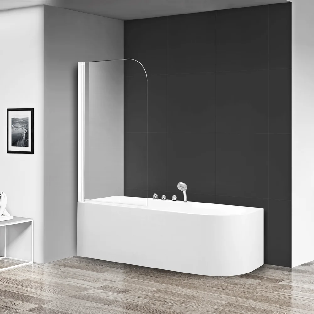 CELESTE BADEKARVEGG 75X140 CM – VENSTRE M/SIKKERHETSFOLIE HVIT v:5679943