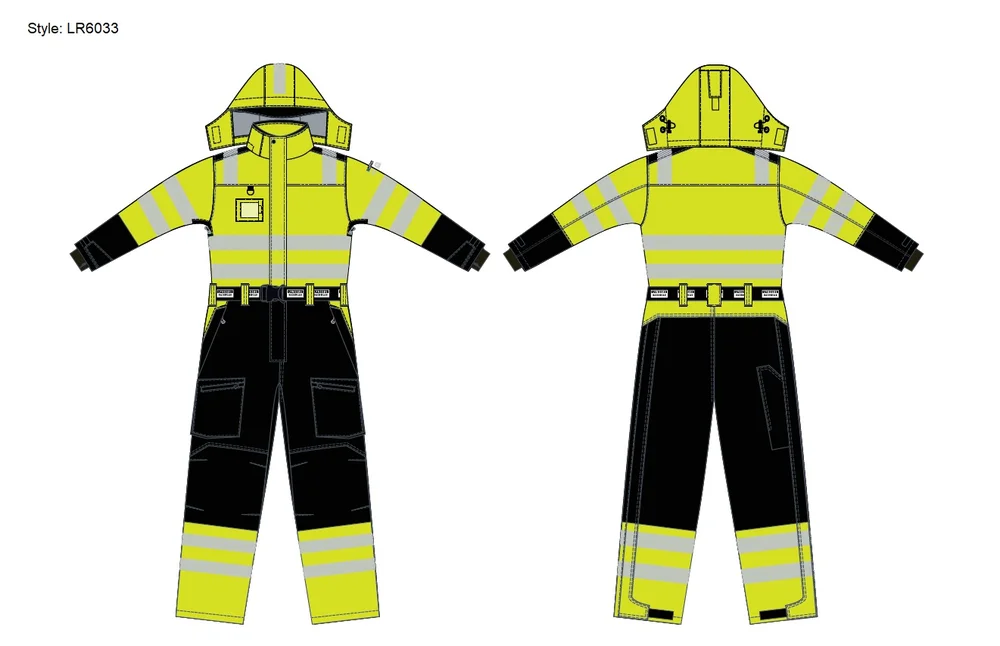 Vinterdress LR6033 gul Xl v:3676407 Vinterdress LR6033 gul Xl v:3676407