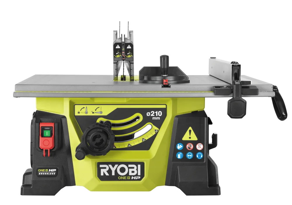 Ryobi Bordsag børsteløs 18 volt 210 mm v:3667019 Ryobi Bordsag børsteløs 18 volt 210 mm v:3667019