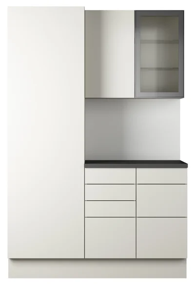 DØR 446X700 UB SOL KL HVIT v:5998065