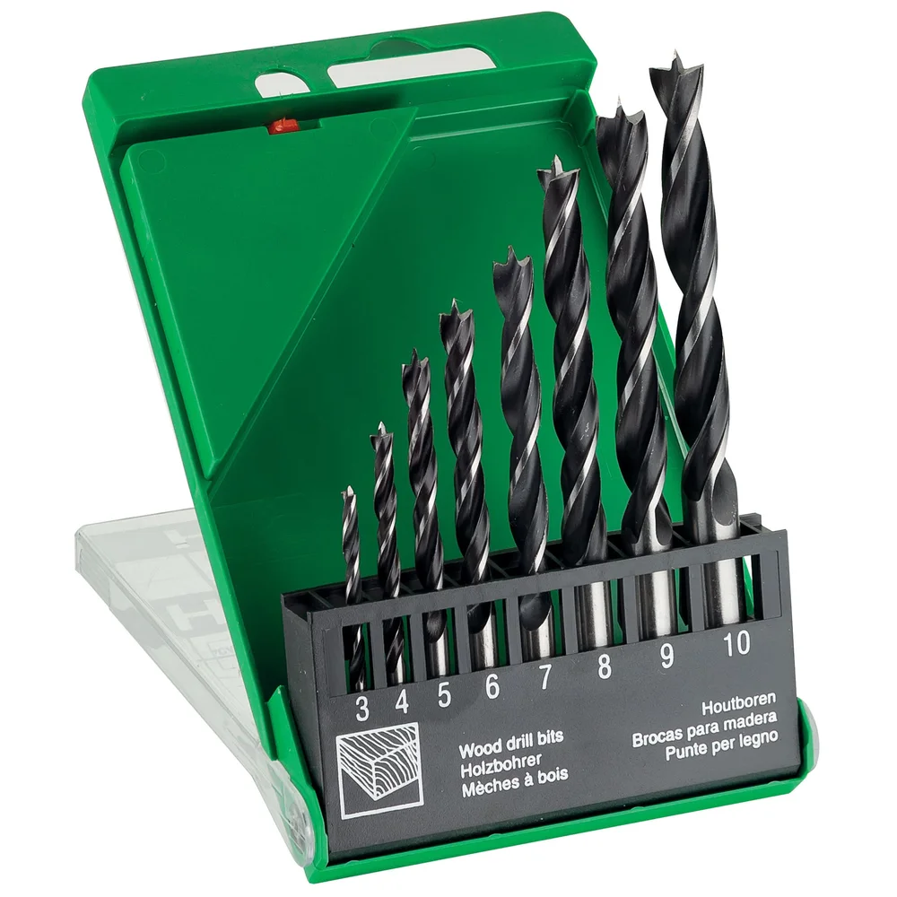 HiKOKI Treborrsett, 3-10 mm, 8 deler v:9623799