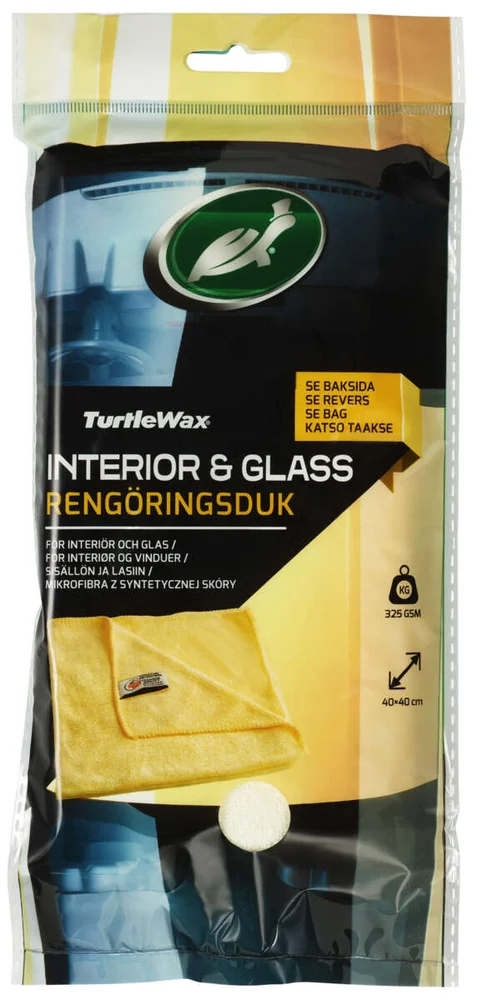 Turtle Wax rengjørinsklut Interiør og glass v:7118355 Turtle Wax rengjørinsklut Interiør og glass v:7118355