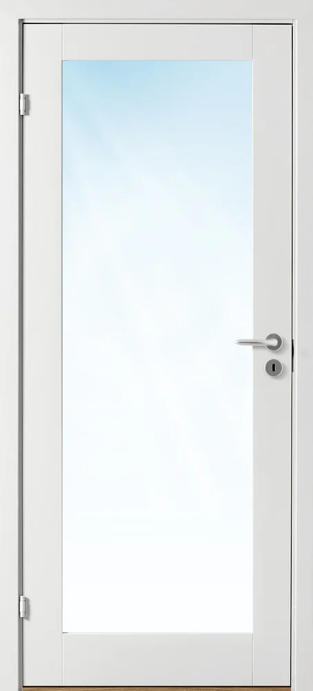 Spesial innerdør 80x200 Stil 1 med glass klassisk hvit v:7801675
