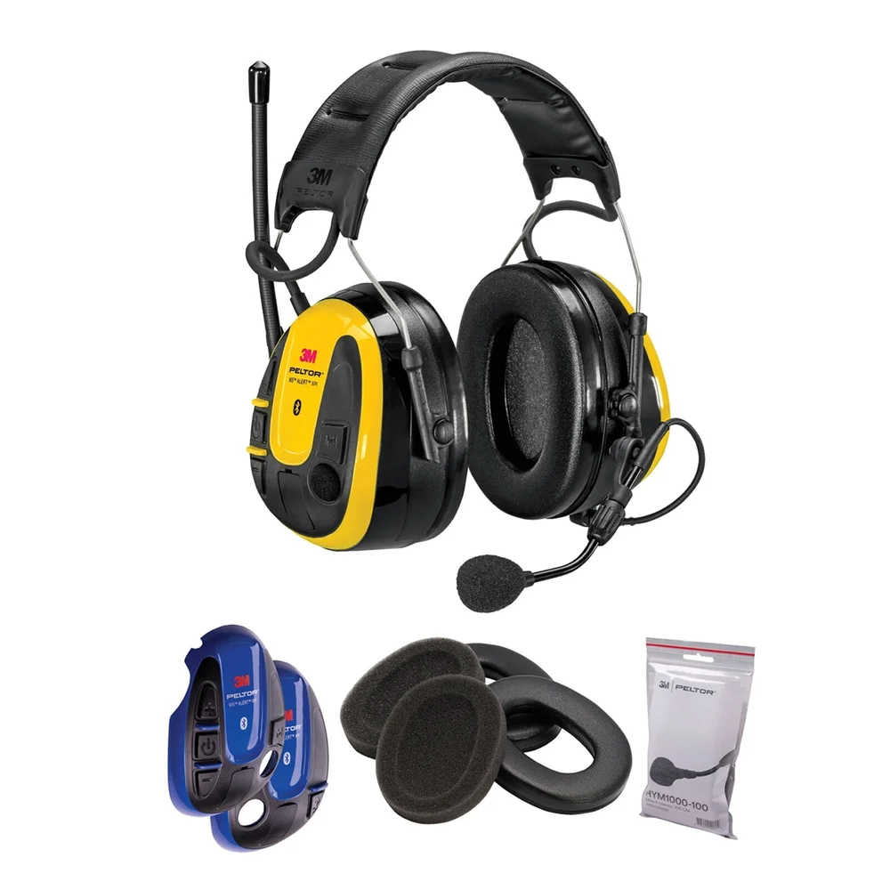 3M Peltor Hørselsvern WS ALERT XPI med hodebøyle, Bluetooth & mobilapp, blå, MRX21A3WS6 v:2190352