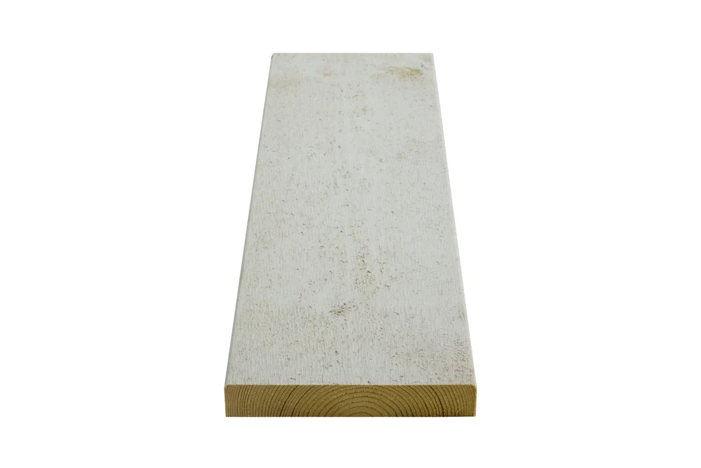 Rektangulær kledning gran grunnet 19x98x4800 mm hvit v:9695878 Rektangulær kledning gran grunnet 19x98x4800 mm hvit v:9695878