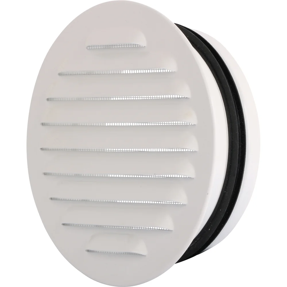 FLEXIT RUND STÅLRIST M/STUSS Ø125MM HVIT v:9797394 FLEXIT RUND STÅLRIST M/STUSS Ø125MM HVIT v:9797394