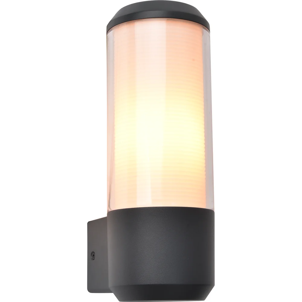 LUTEC ARCHITECTURAL HERO VEGGHENGT LAMPE MØRK GRÅ v:6292623