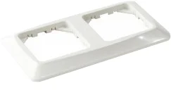 Dekkramme 2-felt for innfelte apparater hvit v:5367274