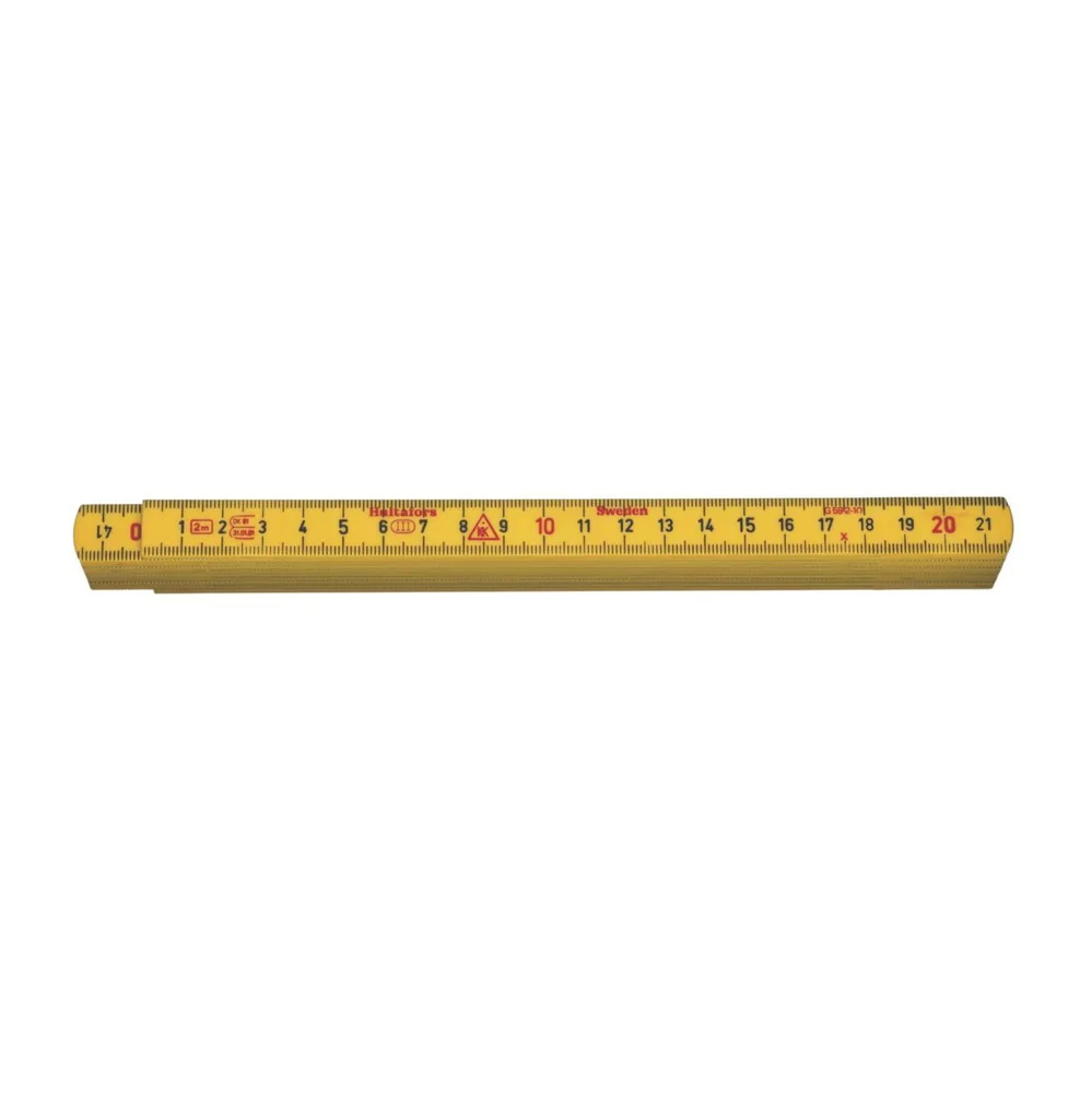 Hultafors Målestokk Plast, G59-2 m, 10 Deler, M/M v:6429056