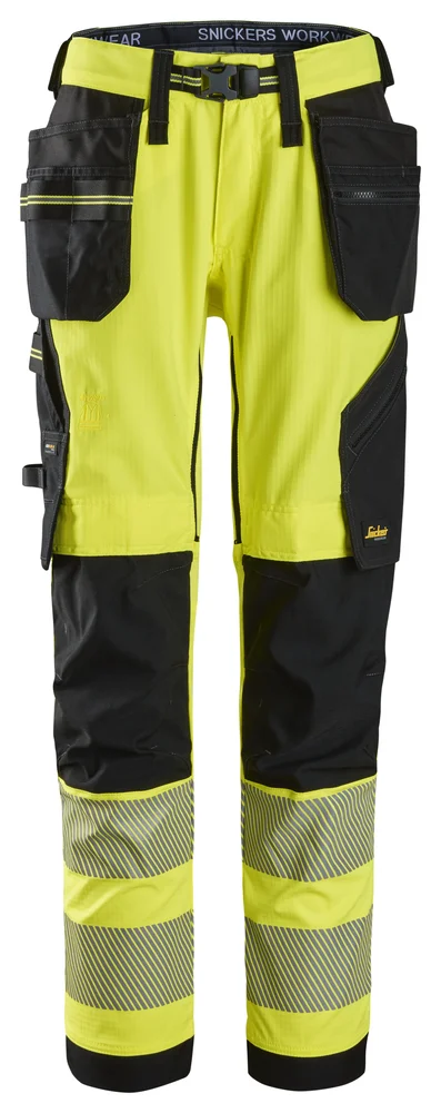 Arbeidsbukse stretch gul/sort str 56 v:9951776