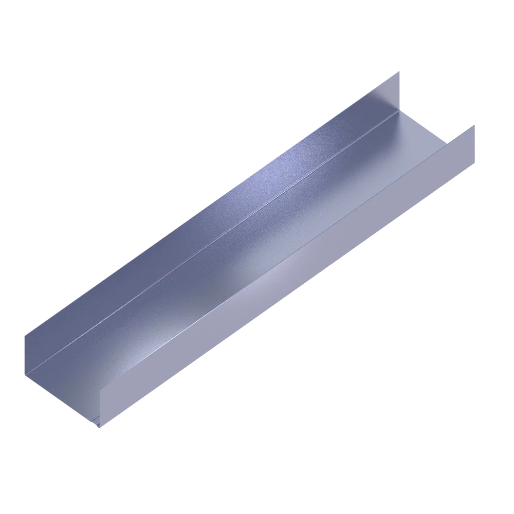Stålprofil u-skinne 100/0,46 3000 mm v:7617180 Stålprofil u-skinne 100/0,46 3000 mm v:7617180