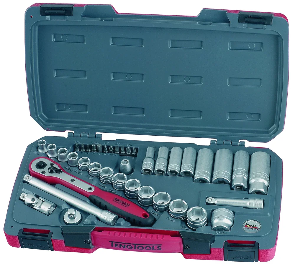 TENG PIPENØKKELSETT 3/8 T3839 v:9527353