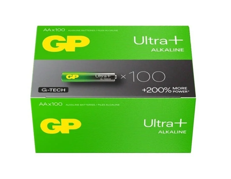 GP BATTERI GP ALKALINE AA, LR6, 100-PK v:1433024