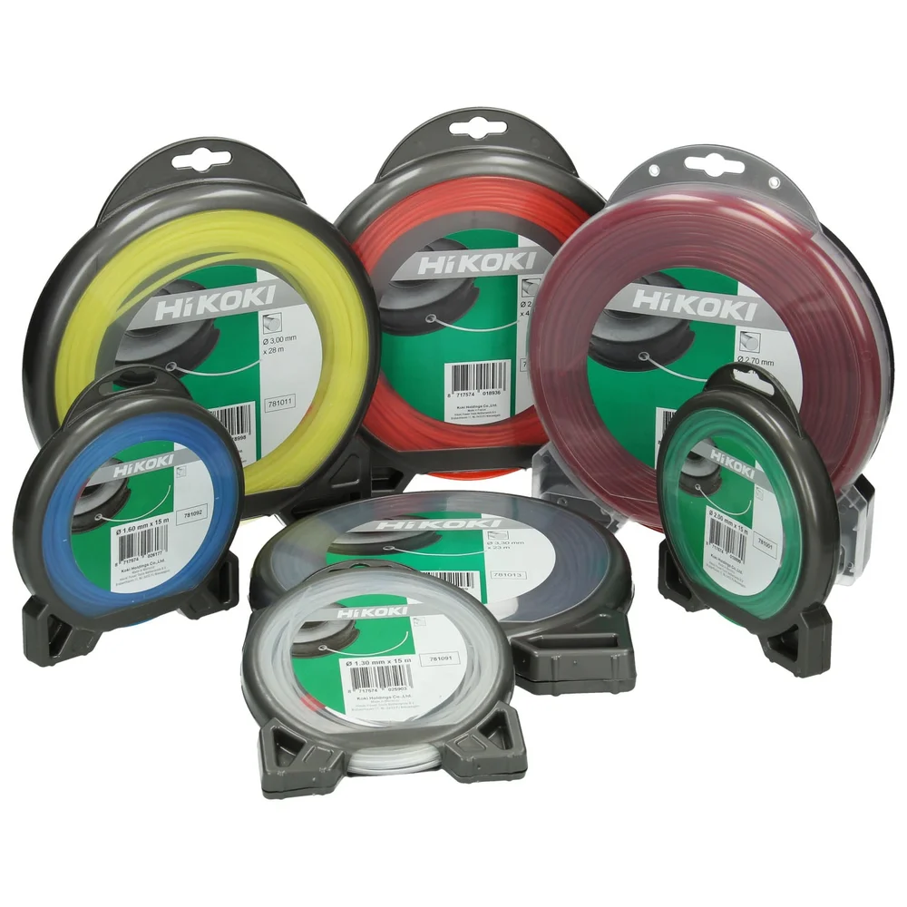 HiKOKI Trimmertråd grønn rund, 2 mm, 15 mm v:5410561