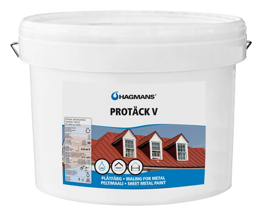 Hagmans Protäck V Vit högtäck 1L v:5573611