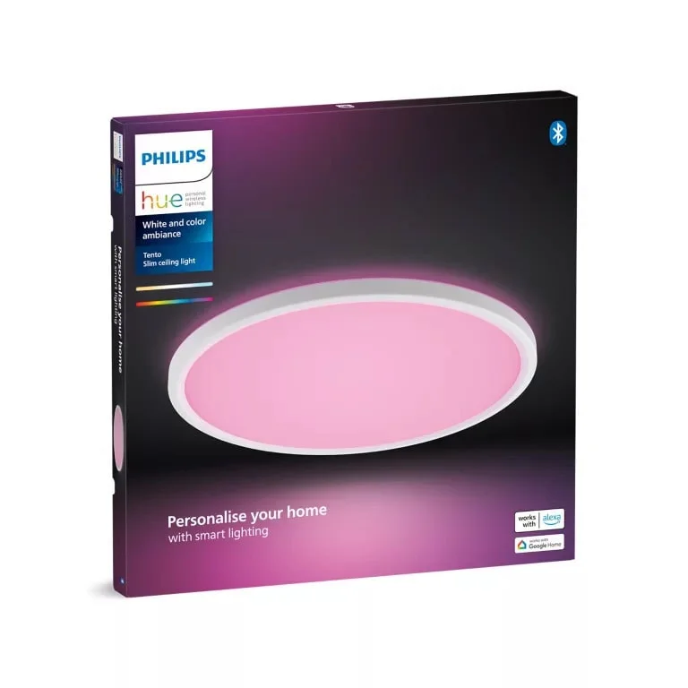 Philips Hue Takarmatur tento HUE, WCA, rund, 43 cm, 23W, hvit. v:1688905