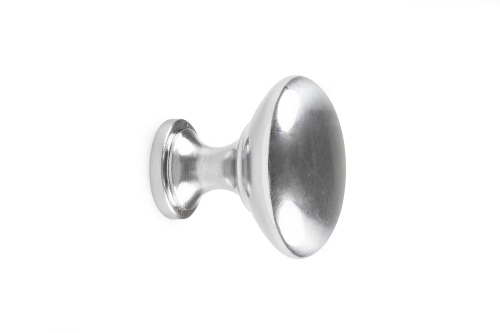 Knopp amadeus 32mm børstet krom sb pk 1 stk v:2226658