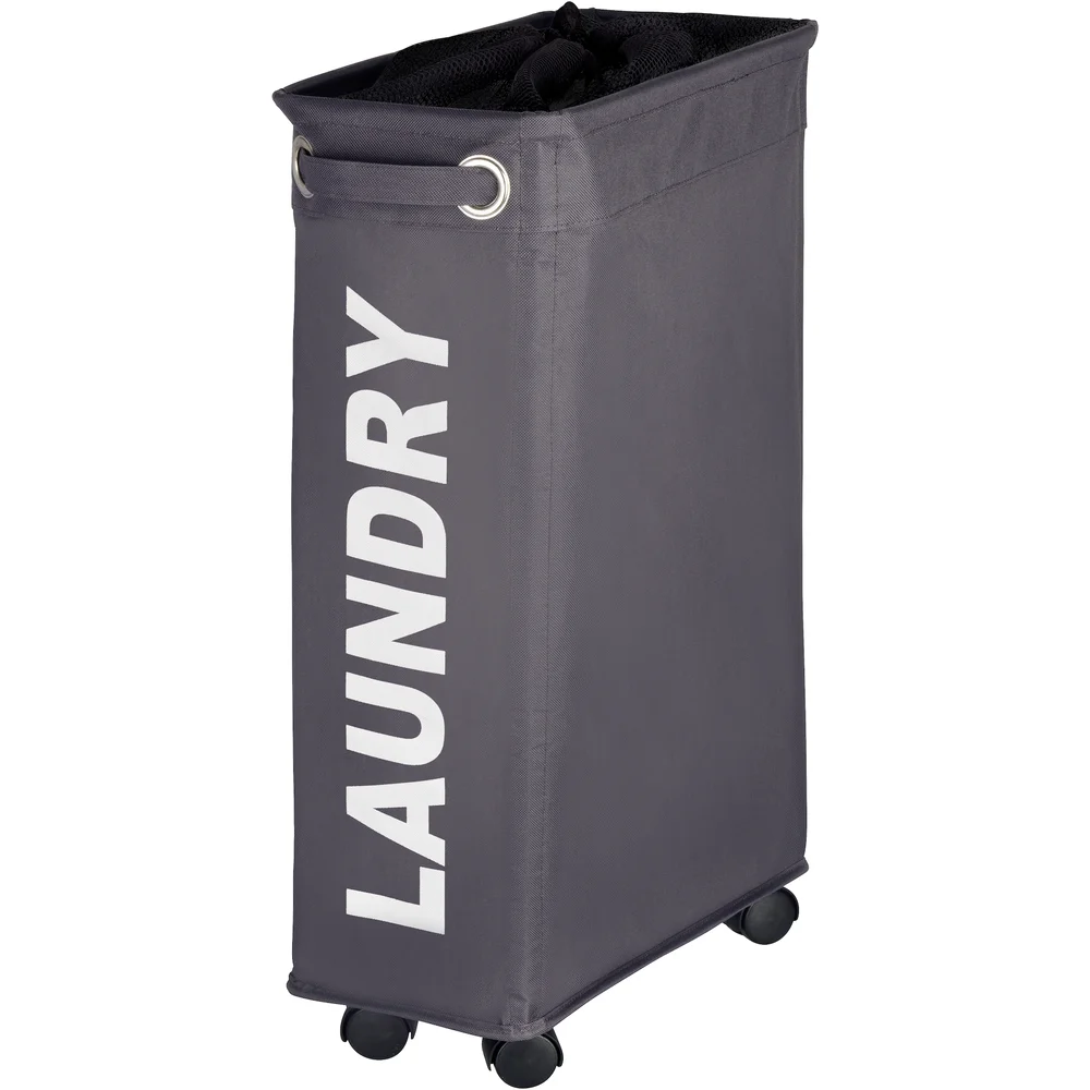 WENKO SKITTENTØYSKURV LAUNDRY LITEN GRÅ v:9873247