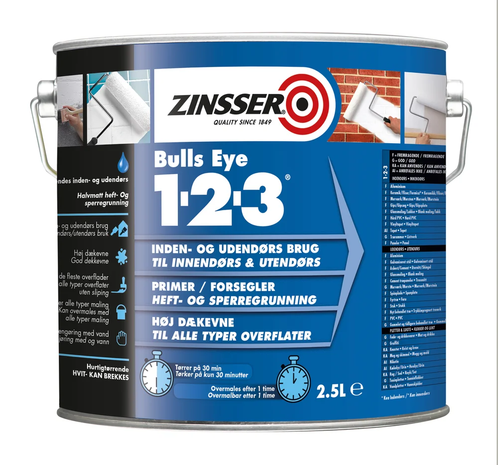 ZINSSER BULLS EYE 123 2,5L v:9133666