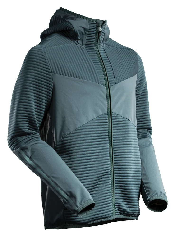 Jakke 22603 skogsgrønn 3xl med hette v:2696698