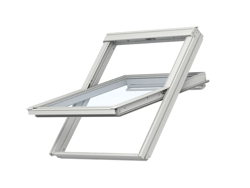 Takv mh 55x70 hvitmalt 3-lags gl velux midthengslet 3-lags glass v:9373367