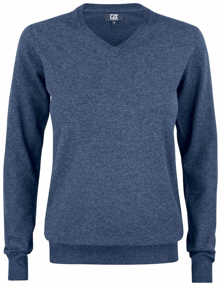 CUTTER&BUCK OAKVILLE V-NECK TRÖJA NAVYMEL DAM v:7031194 CUTTER&BUCK OAKVILLE V-NECK TRÖJA NAVYMEL DAM v:7031194